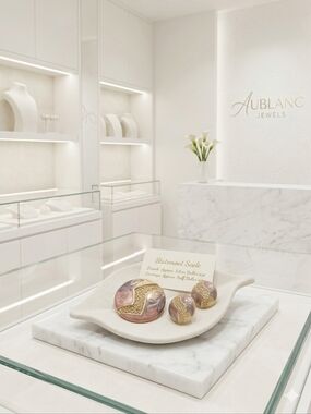 Vintage Filigree Enamel Matching Brooch and Earrings Set in Art Nouveau Style